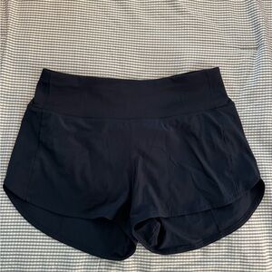 Lululemon Speed Up High-Rise Lined Short 4" in True Navy